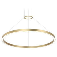 Matteo Lighting O'hara Brushed Gold LED Pendant Light
