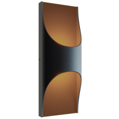 Afx Lighting Harrison Black & Copper LED Outdoor Wall Light