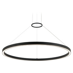 Matteo Lighting O'hara Matte Black LED Pendant Light