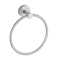 Seattle Hardware Co Prelude Satin Nickel 6.875-Inch Towel Ring