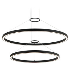 Matteo Lighting O'hara Matte Black LED Pendant Light