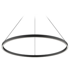 Kuzco Lighting Cerchio Black LED Pendant Light