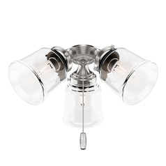 Casablanca Fan Co Samantha Brushed Nickel LED Fan Light Kit