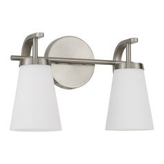 Homeplace By Capital Lighting Drake Brushed Nickel Bathroom Light
