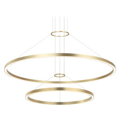 Matteo Lighting O'hara Brushed Gold LED Pendant Light