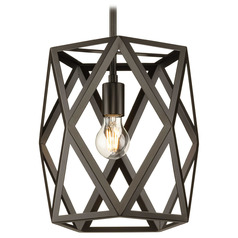 Progress Lighting Saucedo Architectural Bronze Pendant Light