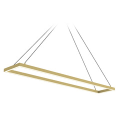 Kuzco Lighting Piazza Brushed Gold LED Pendant Light