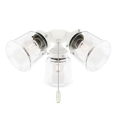 Casablanca Fan Co Samantha Fresh White LED Fan Light Kit