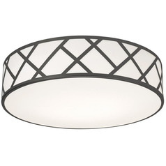 Afx Lighting Haven Black Flushmount Light