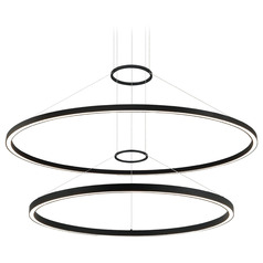 Matteo Lighting O'hara Matte Black LED Pendant Light