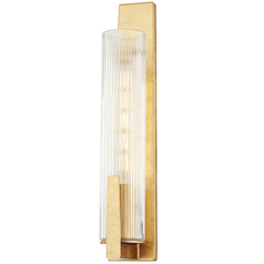 Troy Lighting Malakai Vintage Gold Leaf LED Sconce