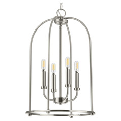 Progress Lighting Leyden Brushed Nickel Pendant Light
