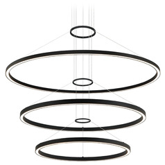 Matteo Lighting O'hara Matte Black LED Pendant Light