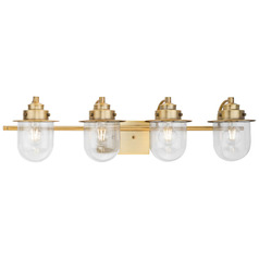 Progress Lighting Northlake Vintage Brass Bathroom Light
