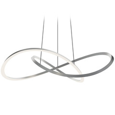 Afx Lighting Celeste Satin Nickel LED Pendant Light