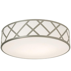 Afx Lighting Haven Satin Nickel Flushmount Light