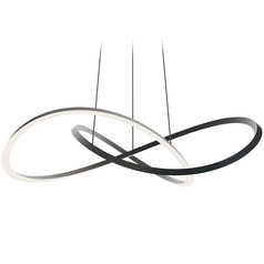 Afx Lighting Celeste Black LED Pendant Light