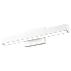 Matteo Lighting Presley Matte White LED Vertical Bathroom Light