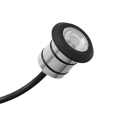 Kichler Lighting Landscape LED Black Brass LED In-Ground Well Light