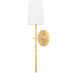 Troy Lighting River Vintage Gold Leaf Sconce