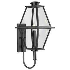 Progress Lighting Bradshaw Textured Black Outdoor Wall Light