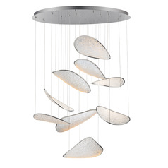 ET2 Moonscapes Polished Chrome LED Multi-Light Pendant