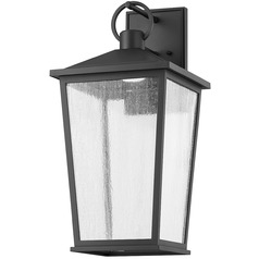 Troy Lighting Soren Textured Black LED Outdoor Wall Light