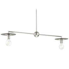 Progress Lighting Trimble Brushed Nickel & Graphite Island Light