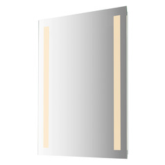 Project Mirror - 2 Strip Rectangle 24-Inch Illuminated Mirror