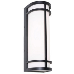 Afx Lighting Crain Black LED Outdoor Wall Light