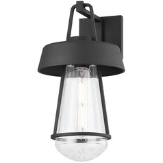 Troy Lighting Brady Textured Black LED Outdoor Wall Light