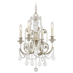 Crystorama Lighting Regis Olde Silver Crystal Chandelier