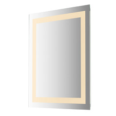 Project Mirror - Perimeter Rectangle 24-Inch Illuminated Mirror