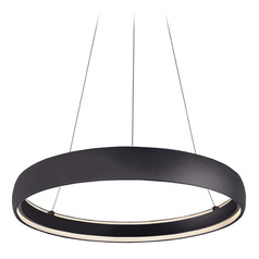Kuzco Lighting Halo Black LED Pendant Light