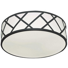 Afx Lighting Haven Black LED Flushmount Light