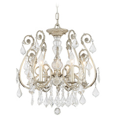 Crystorama Lighting Regis Olde Silver Crystal Chandelier