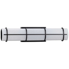 Progress Lighting Grid LED Matte Black LED Vertical Bathroom Light