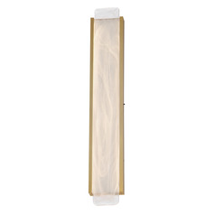 Et2 Celine Natural Aged Brass LED Vertical Bathroom Light