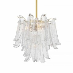 Regent 4-Light Chandelier in Legacy Brass by Metropolitan