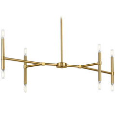 Progress Lighting Arya Brushed Gold Chandelier