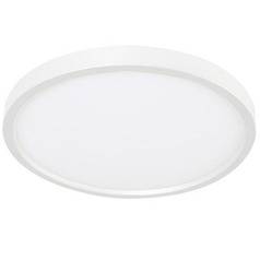 Afx Lighting Edge Round White LED Flushmount Light