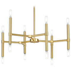 Progress Lighting Arya Brushed Gold Chandelier