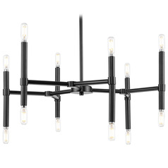 Progress Lighting Arya Matte Black Chandelier