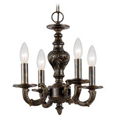 Crystorama Lighting Paris Market Venetian Bronze Mini-Chandelier