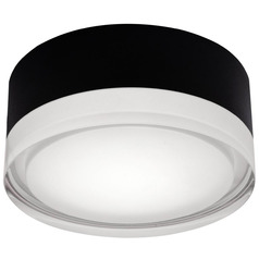 Afx Lighting Emma Black LED Flushmount Light