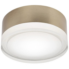 Afx Lighting Emma Satin Brass LED Flushmount Light