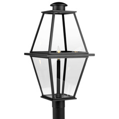 Progress Lighting Bradshaw Textured Black Post Light