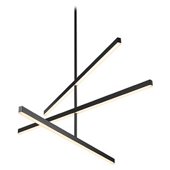 Kuzco Lighting Vega Black LED Chandelier