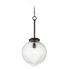 Maxim Lighting Kasbah Oil Rubbed Bronze Pendant Light with Globe Shade