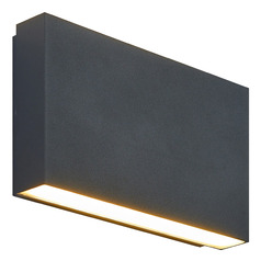 Matteo Lighting Weston Matte Black LED Outdoor Wall Light